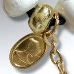 Free People Ariana Ost Dripping In Sun Hair Tie in White Multi NWT Bracelet Boho Photo 7