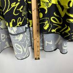 Ali Miles Tunic Top Women's L Black Yellow Graffiti Print Retro Relax Blouse Art Size L Photo 8