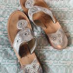 Jack Rogers Silver Hampton Sandals Photo 0