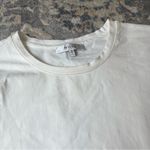 Milly  White Short Sleeve T-Shirt Photo 4
