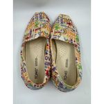 Toms Womens  Size 7.5 Shoes SlipOn Alpargata Unity Love Wins Pride Rainbow Canvas Photo 6