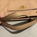 Tory Burch  Britten Satchel Purse Tan Color Photo 9
