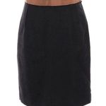 Loft Ann Taylor Black Wool Blend Ribbon Belt Classic Pencil Skirt Size 4 Small S Photo 0