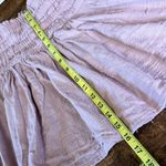 REWASH  Pink Gauze Cotton Wide Stretch Elastic Waist Mini Skirt Size Medium Photo 6