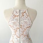 Lulus Lulu’s Temps De L’Amour White Lace Bodycon Midi Dress | Small Photo 9