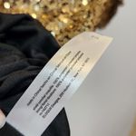 Eloquii  Long Sleeve Sequined Colorblock Mini Party Formal Dress Gold Black Sz 14 Photo 10