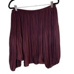 Wishlist APPAREL Women's Blouse Long Balloon Sleeve Purple Small NWT Photo 2