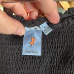 Pink Melo  Black Smocked Tube Top Size Small Photo 1