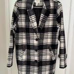 Forever 21 Black and White Plaid Blazer Photo 0