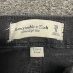 Abercrombie & Fitch  Ultra High Rise Curve Love Black Denim Mini Skirt Size 6 Photo 1