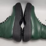 SVegan Gouache Vegan Leather Platform Combat Lace Up Boot Green Size 41 Photo 10