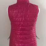 Talbots  Dark Pink Quilted Vest sz XS Photo 3