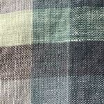 Chico's  Crochet-Detail Gingham Linen Popover Top Beach Boho Modest Mature Prep 0 Photo 9