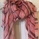 Treasure & Bond Treasure and bound pink plaid scarf Photo 1