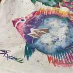 Anvil Vintage  Bonaire White colorful Fish T-Shirt Vibrant Tropical medium USA Photo 2