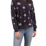 Simply Southern  Fuzzy Star Sweater, Sz M Photo 0