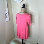 LuLaRoe NTM:  Prefect Tee Discontinued Swing Top in Vibrant Coral Side Small Photo 11
