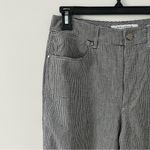 MM.LaFleur M.M. Lafleur The Milo Pant Black White Gingham Check Linen Wide Leg Trouser 6 Photo 4