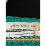 Urban Outfitters  Crochet Halter Top Striped Sleeveless Teal Green S-P Photo 3