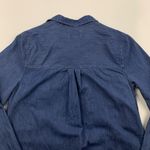 Old Navy  Dark Denim Chambray Long Sleeve Shirt Dress S Photo 6