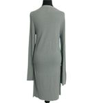 Free People Size Medium Top Blouse Dress Long Sleeve Bell Sleeve Criss Cross Photo 5