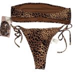 Aerie  Brown Leopard Bikini Photo 3
