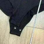 Paper Crane  Black Short Sleeve V-Neck Bodysuit Size M Photo 11