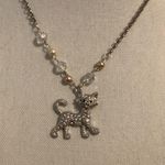 Handmade Running Cat Necklace  Photo 1