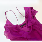 Abercrombie & Fitch All-Over Ruffle Mini Dress Pink Women's Size S/P Photo 3