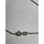 925 Sterling Silver Wrapped Design Small Cross Pendant Sterling 16” Chain Photo 3