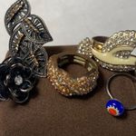 Lot of 5 costume jewelry rings Photo 1