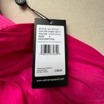 Adrianna Papell Pink silky flowy boho wide leg pants Photo 6