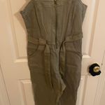 JC Penny Green Overall Jumpsuit Photo 0