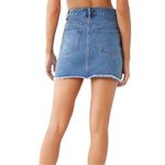 Forever 21 Frayed Step Hem Denim Mini Skirt Photo 57