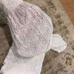 Princess Polly White Eyelet Crop Top Photo 5