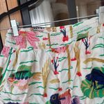 Anthropologie  x Claire Colin art shorts elastic smock waistband colorful print Photo 4