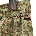 O'Neill Viscose Fran Green Floral Print Drawstring Waist 4 Pocket Shorts Womens L Photo 8