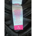 No Boundaries  Black Lace Long Sleeve Top Criss Cross V Neck Blouse Size M Photo 3