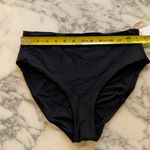 Quince NWT Italian High Rise Black Bikini Bottom Swimwear Sz M Photo 6