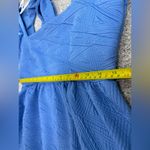 Free People Blue Violet Mini Dress size M sundress sun dress summer beachy Photo 12