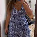 Milly Blue and White Dress  Photo 0