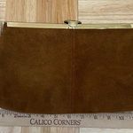 Vintage ETRA Genuine Leather Brown Suede Kiss Photo 10