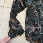 Sanctuary Green Camo Button Down Longsleeve Sz Small Photo 2