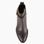 See By Chloe See by Chloé Dark Brown Calf Averi Block Heel Leather Bootie, Size 41 w/DustBag Photo 5