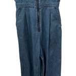 Pilcro and the Letterpress Anthropologie  Denim Zip Front Jumpsuit Womens‎ 0 Photo 0