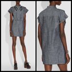 Coach 💕💕 Chambray Short Prairie Dress ~ Blue 6 EUC 100% Cotton Prairie Chkc Photo 1