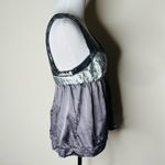 Proenza Schouler  Silver Silk Sequined Tank Photo 2