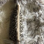 Leopard Print Makeup Bag Small Cosmetic Bag Portable Travel Pouch Accessories Black Photo 5