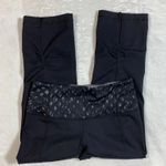 Lululemon Gather & Crow Crop II Shine Dot Black Lace Play Dark Slate Size 4 Photo 13