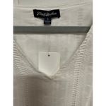 Flag & Anthem White Eyelet Mini Dress Tiered Size Small VNeck NWT Photo 8